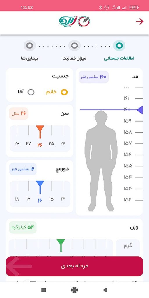 رژیم زیره بر اساس مشخصات فیزیکی