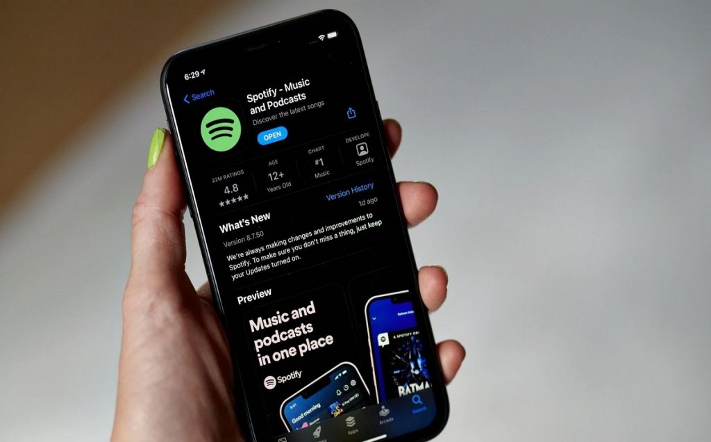 اپلیکیشن موسیقی و پادکست Spotify